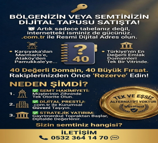 Türkiye'nin En Büyük Jenerik Emlak Domain Portföyü